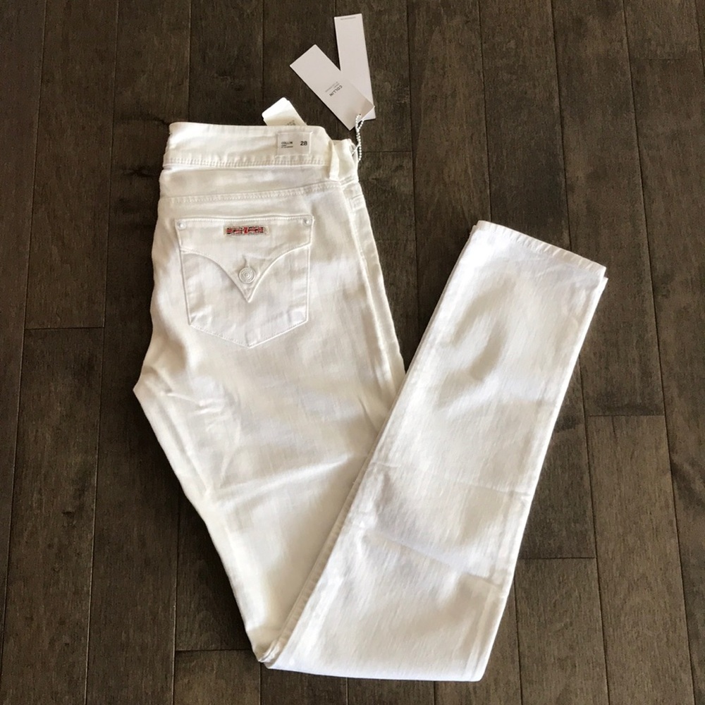 NWT Hudson white Collin skinnys